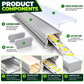 2m Deep LED Aluminium Profile – 16.8×14.3mm, Silver