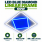 LED diamond linear frame light – image 1 of 9