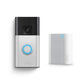 Ring New Battery Video Doorbell (Gen 3) with Chime - Satin Nickel *BUNDLE*