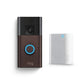 Ring New Battery Video Doorbell (Gen 3) with Chime - Venetian Bronze *BUNDLE*