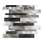 Ener-J Sleek Metallic Layers Peel & Stick Aluminum Tile, Size: 303 x 297 x 4 mm (Pack of 4)
