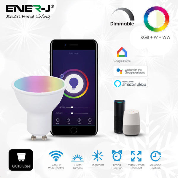 Ener-J Smart WiFi 5W GU10 LED Spotlight