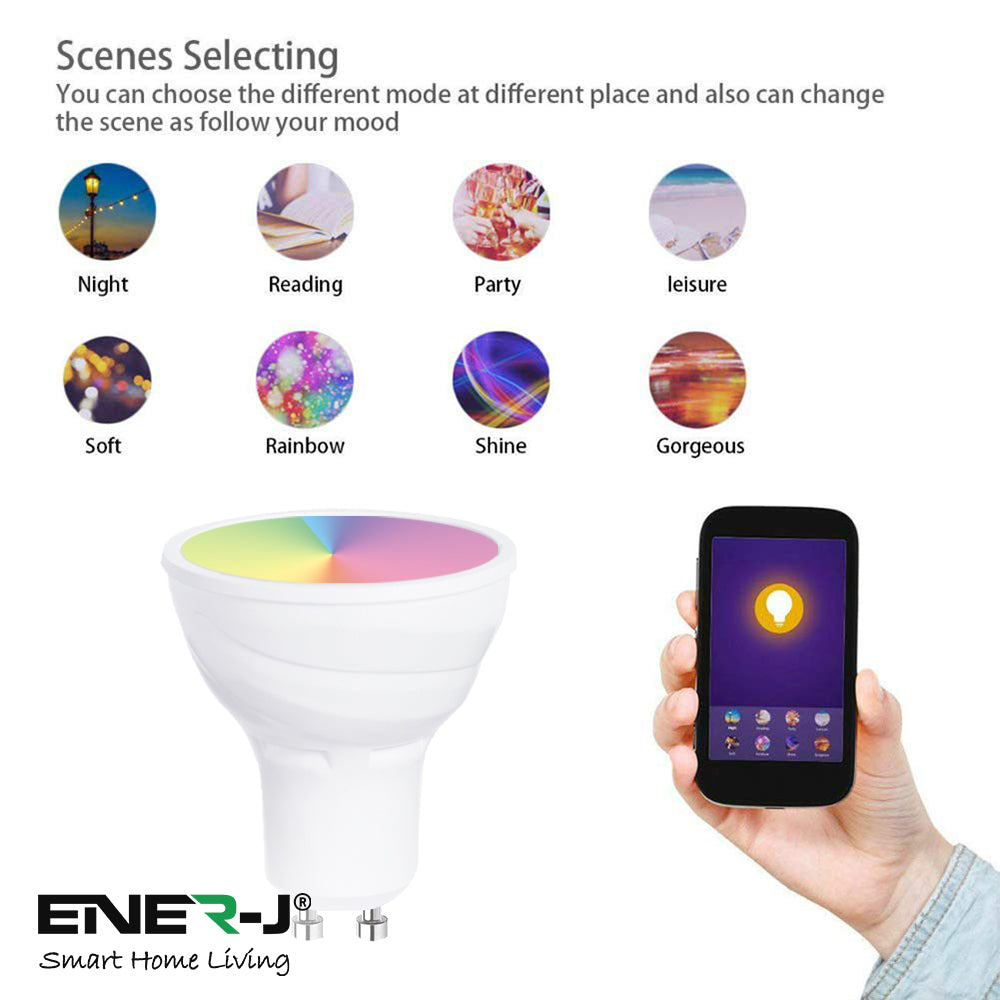 Ener-J Smart WiFi 5W GU10 LED Spotlight