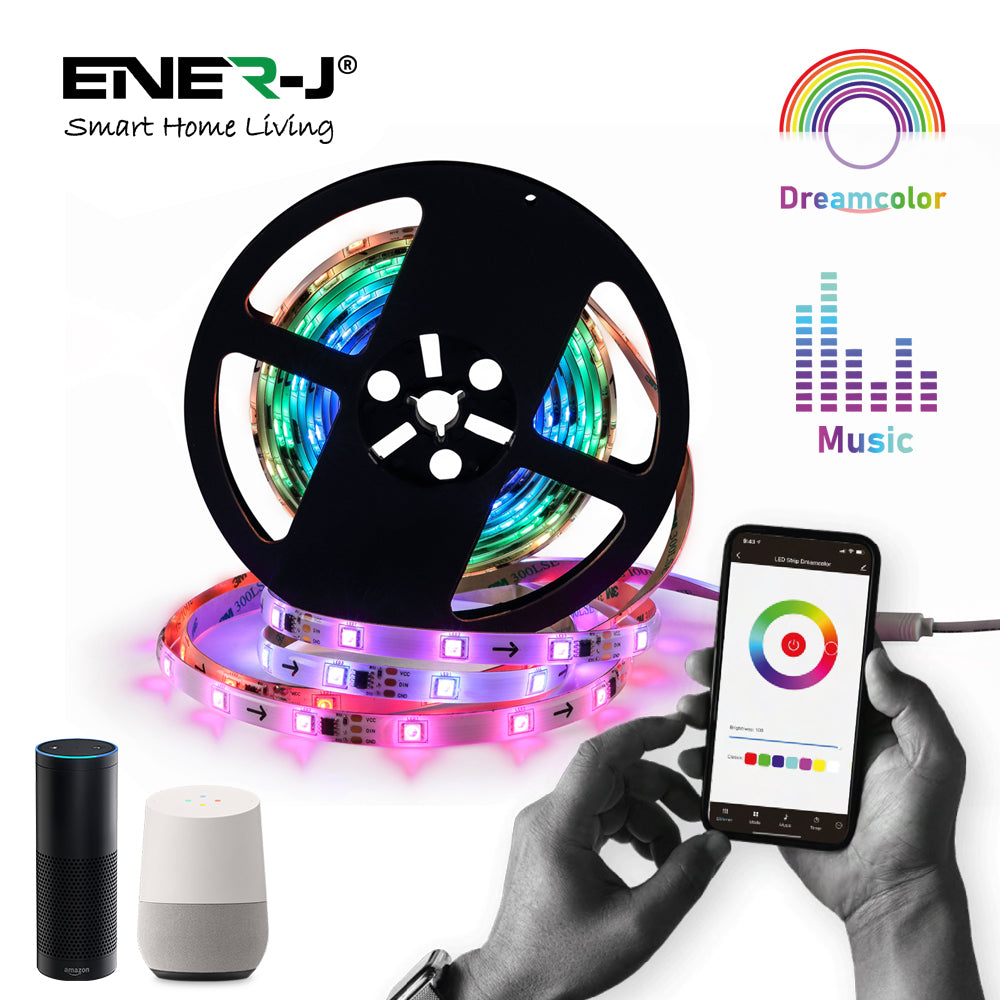 Ener-J Smart Digital Dream Colour Running RGB LED Strip Kit