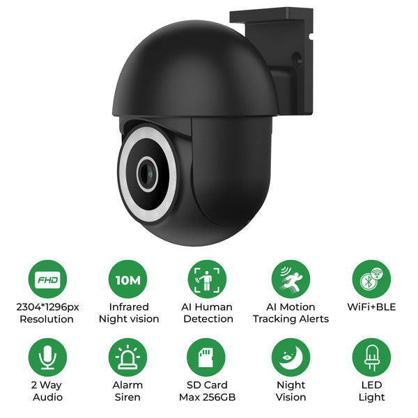 Ener-J Smart Dome Camera WiFi 1080p Outdoor IP Camera secondary image