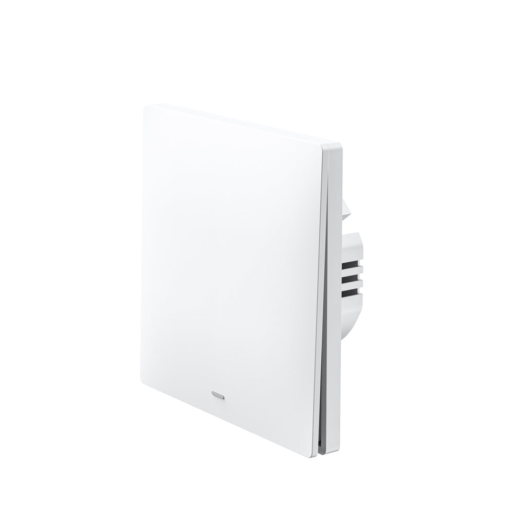 Ener-J 1 Gang Smart Push Button Mechanical Light Switch, (No Neutral Required)