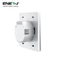 Ener-J 1 Gang Smart Push Button Mechanical Light Switch, (No Neutral Required)