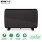 Ener-J 2000W Smart Heater with Aluminium Heating Element & Remote - Black