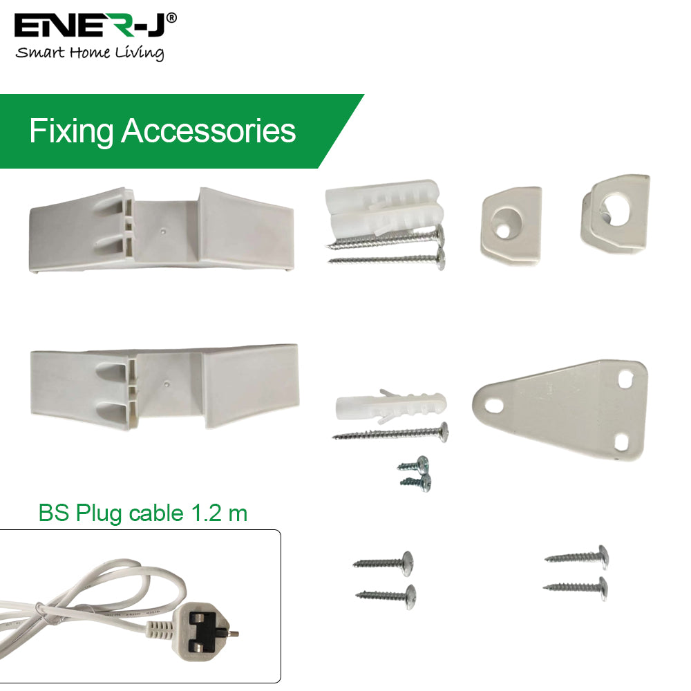 Ener-J 2000W Smart Heater with Aluminium Heating Element & Remote - Black