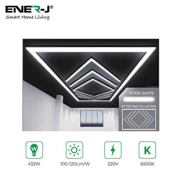 Ener-J 432W Designer Ceiling Lights with Frame (4 Arrow and border) secondary image