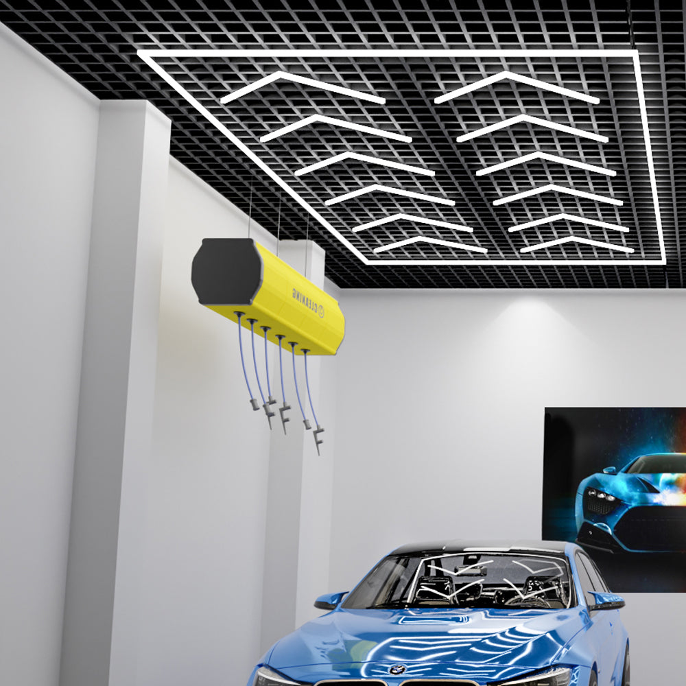 Ener-J 432W Designer Ceiling Lights with Frame (12 Arrow and border)