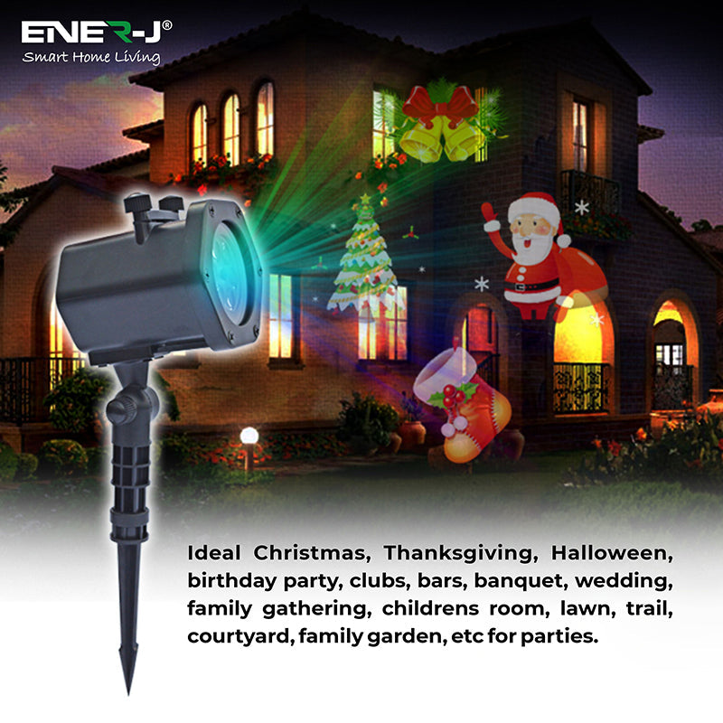 Ener-J LED Outdoor Projector Light with 12 Patterns