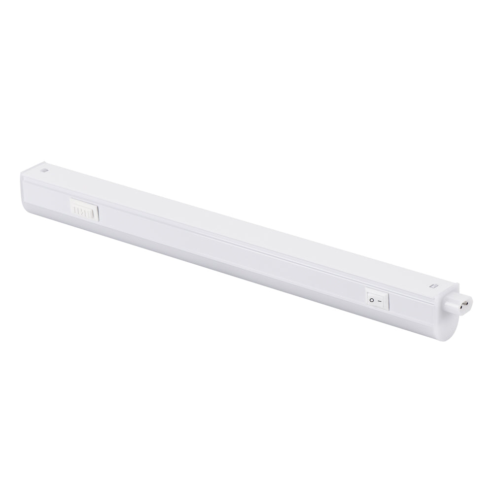 Ener-J 4W LED T5 Batten Light, 30cms, 100 Lm/W, With on/off switch, CCT Switchable,  50cms cable, 3 Years warranty