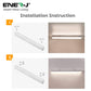 Ener-J 4W LED T5 Batten Light, 30cms, 100 Lm/W, With on/off switch, CCT Switchable,  50cms cable, 3 Years warranty