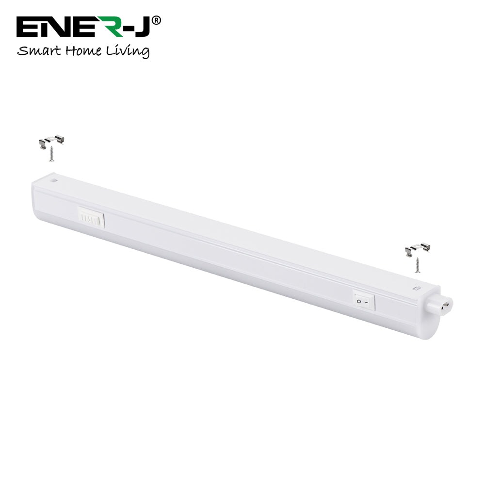 Ener-J 20W LED T5 Batten Light, 120cms, 100 Lm/W, With on/off switch, CCT Switchable,  50cms cable, 3 Years warranty