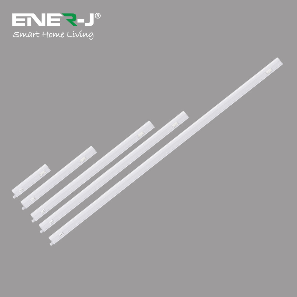 Ener-J 20W LED T5 Batten Light, 120cms, 100 Lm/W, With on/off switch, CCT Switchable,  50cms cable, 3 Years warranty