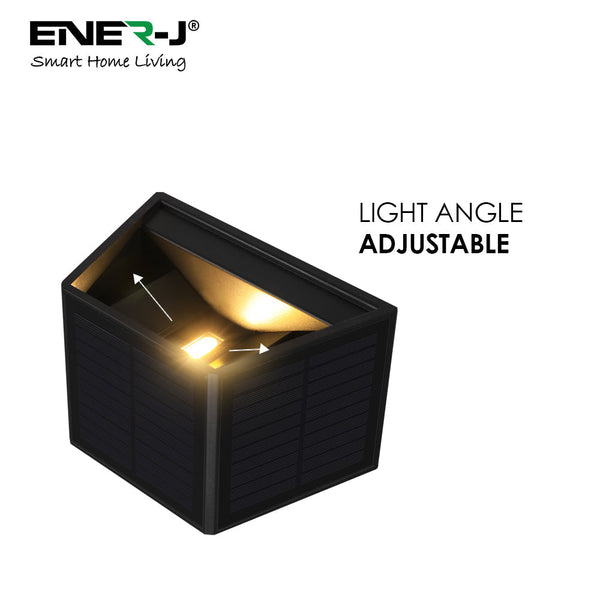 Ener-J Solar Powered Adjustable Beam Angle Up Down Wall Light secondary image