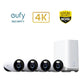 EufyCam 4K 24/7 Smart Protection E330 Kit - 4x Cameras with Homebase 3 (Professional)