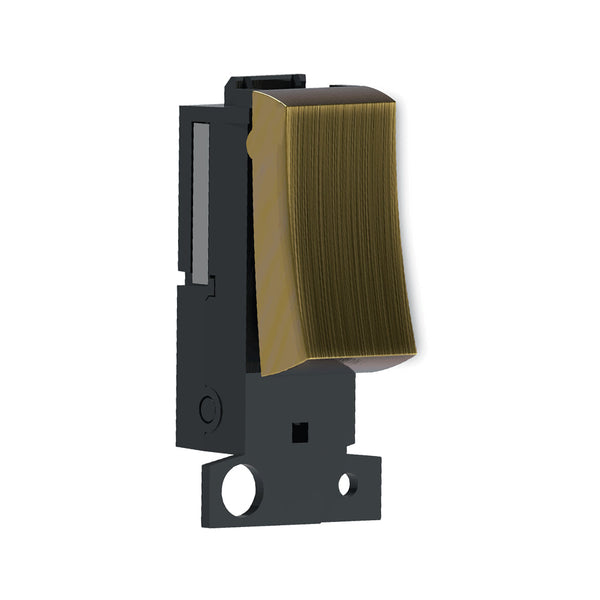 Ener-J Klick Colmore 1 Gang Wireless Grid Switch Minigrid Style Antique Brass secondary image