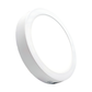 Round LED surface mounted ceiling panel light, 18W, white