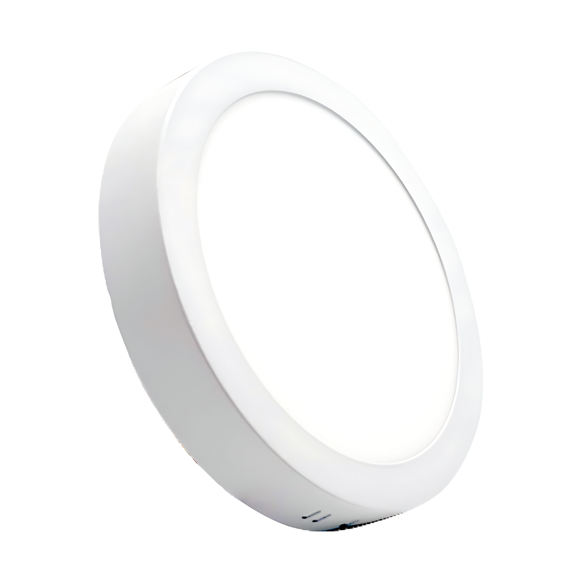 Round LED surface mounted ceiling panel light, 18W, white