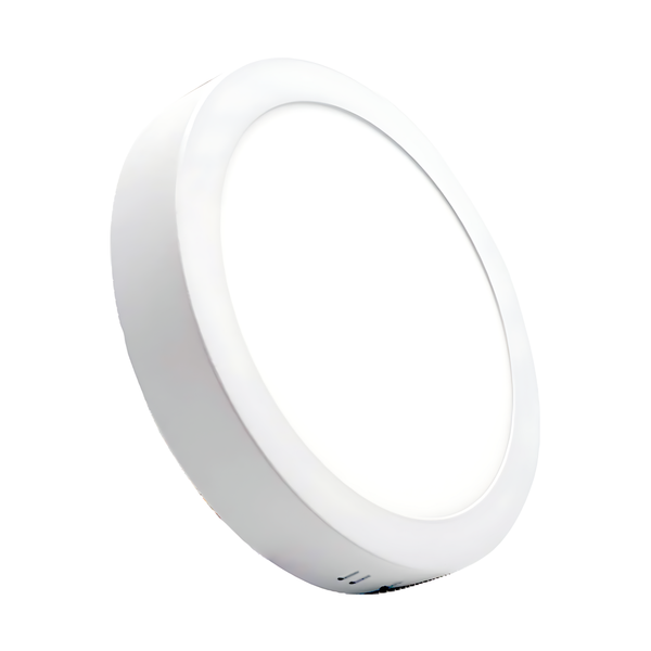 Round LED Ceiling Panel Light – Surface Mounted, Ultra-Slim Flush Mount, IP20 Indoor