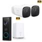 Eufy Video Doorbell 2K (Battery-Powered) with HomeBase 2 and Pack of 2 - EufyCam 2 Pro Add On Cam *BUNDLE*