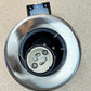 JCC Fireguard JC94002 - brushed nickel bezel and GU10 lampholder