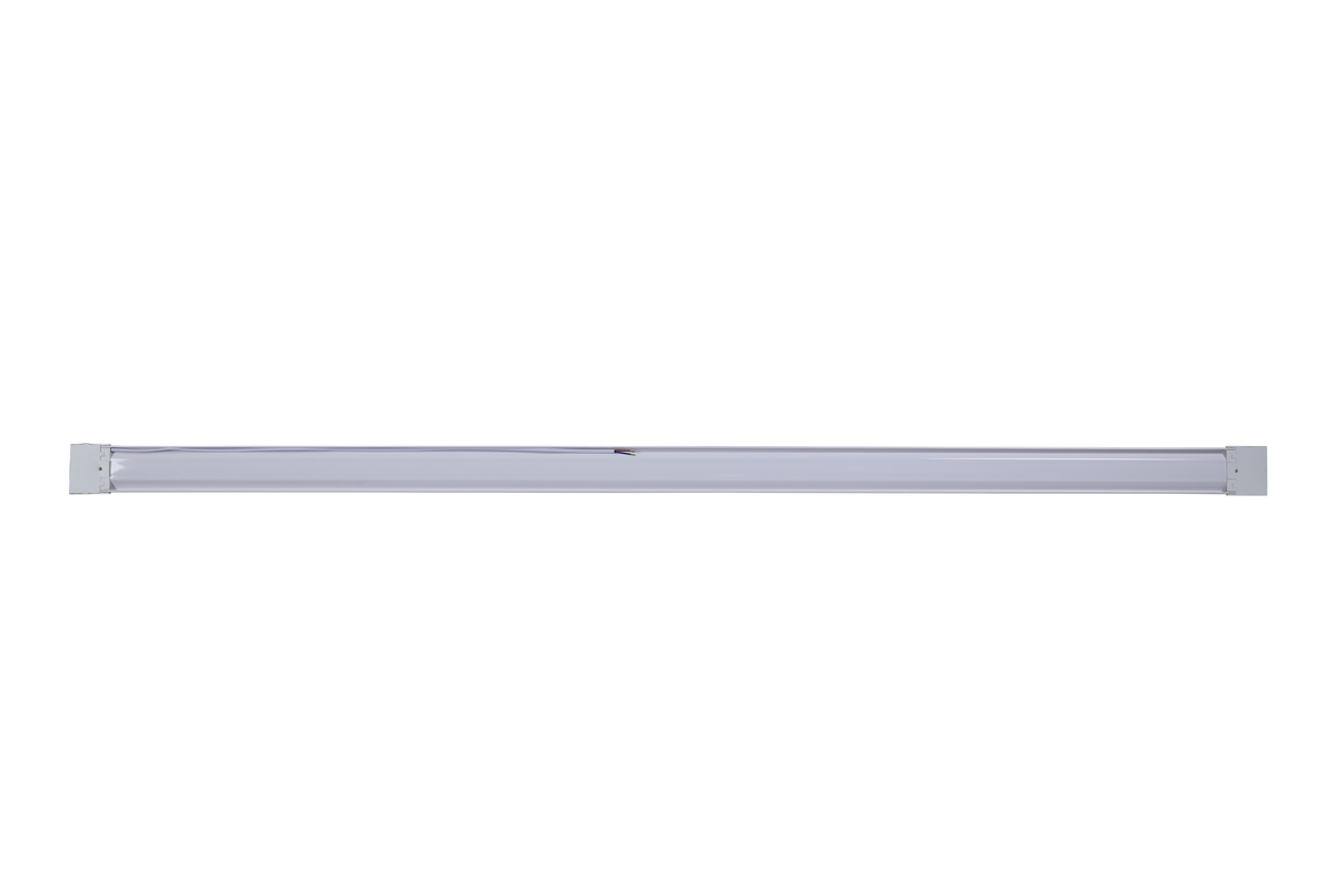 IP20 Slim LED Batten Light - back view, metal housing