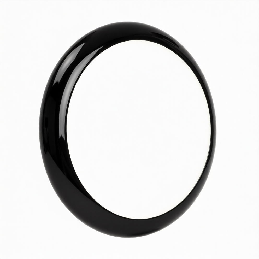 Black bezel trim ring for IP65 bulkhead