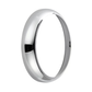 Polished chrome bezel trim ring for IP65 bulkhead