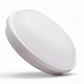 20W IP65 LED bulkhead light, white, angle view