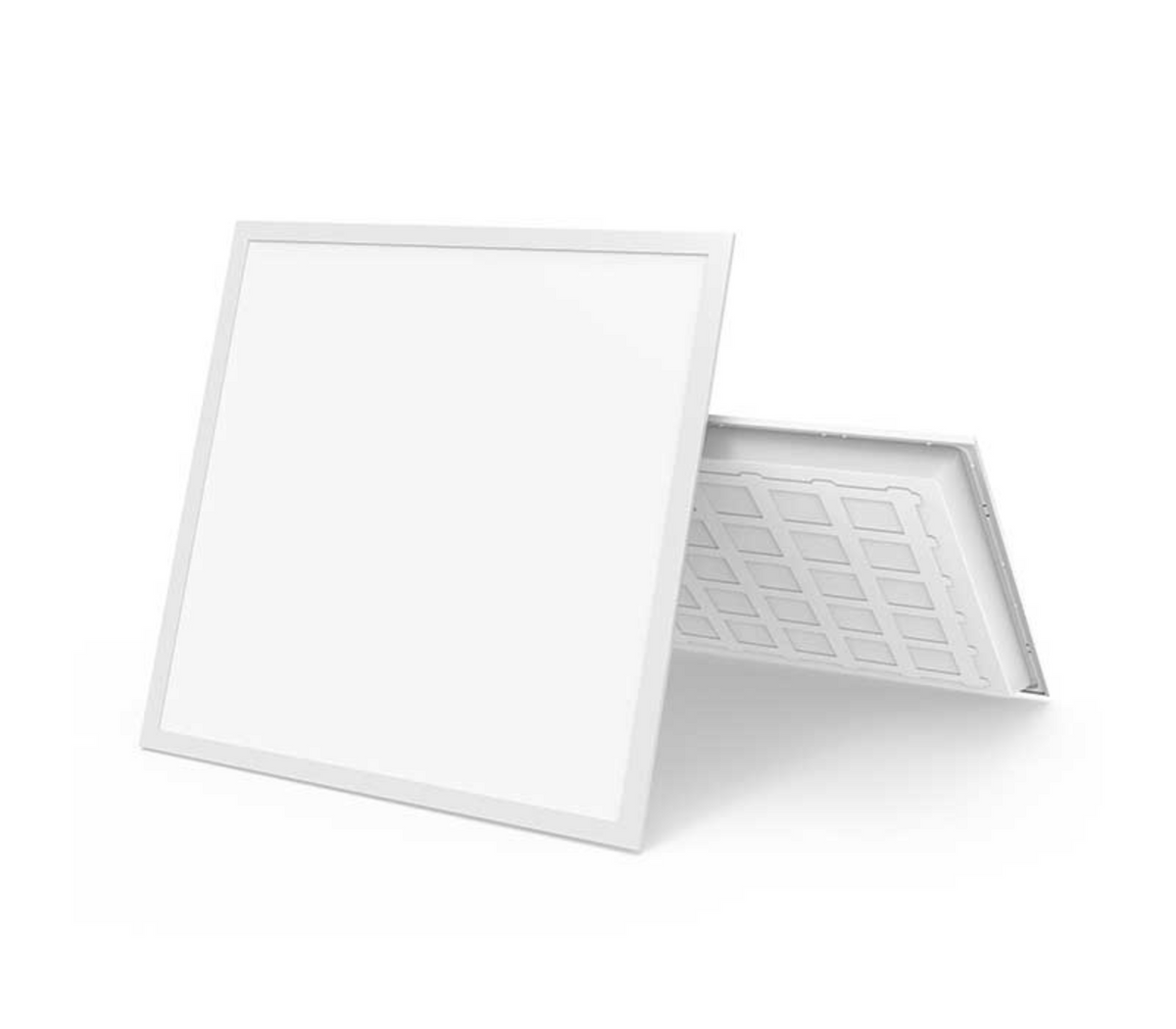 30W backlit LED panel 3CCT 600x600 - front and back view
