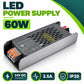 LED Power Supply 200W infographic – 24V DC output, 8.3A, IP20, constant voltage power supply, ecolux England