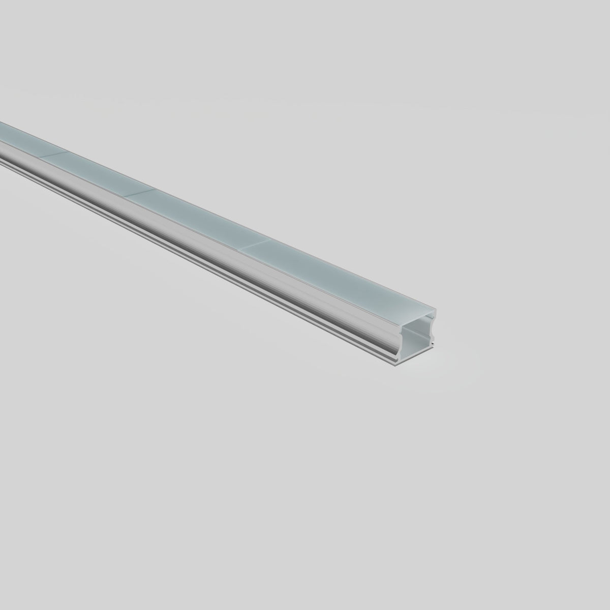 Deep LED Aluminium Profile EXP1202 – with diffuser cover fitted