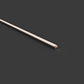 Recessed LED Aluminium Profile EXP205 - shown lit with LED strip installed, glow effect on dark background
