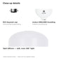 Close-up details – B22 bayonet cap, ecolux ENGLAND branding, opal diffuser