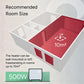 Devola DVPW500WH - recommended room size up to 10 square metres, 500W