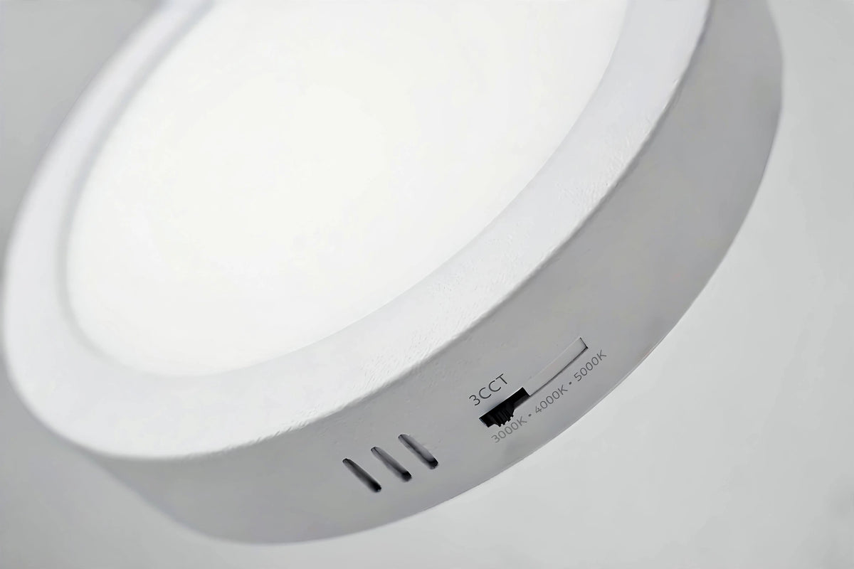 Close-up of the 3CCT colour temperature selector switch