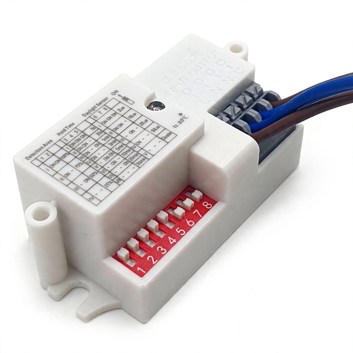 Microwave motion sensor module, studio shot