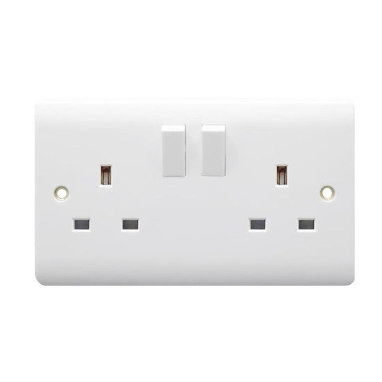13A switched socket demonstration – rockers toggle on and off