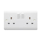 13A switched socket demonstration – rockers toggle on and off