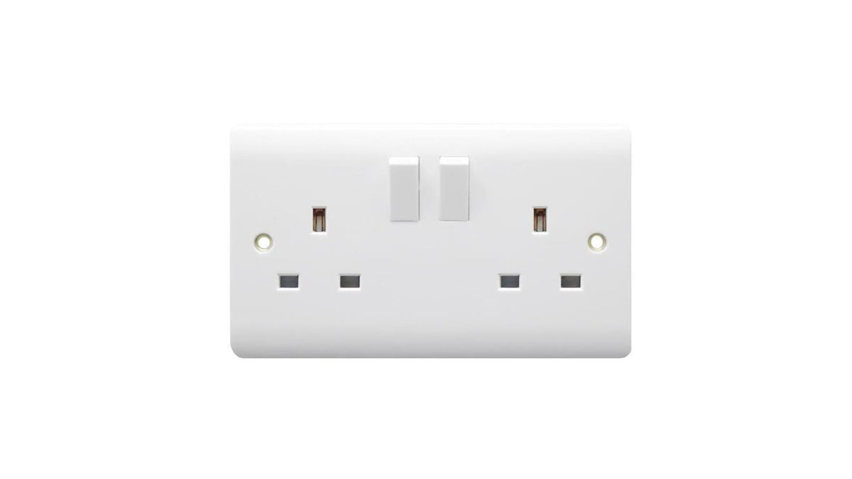 13A switched socket demonstration – rockers toggle on and off