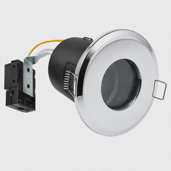 IP65 fire rated GU10 downlight 360 product showcase (10s)