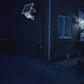 100W Solar Floodlight PIR demo - motion activation and remote control