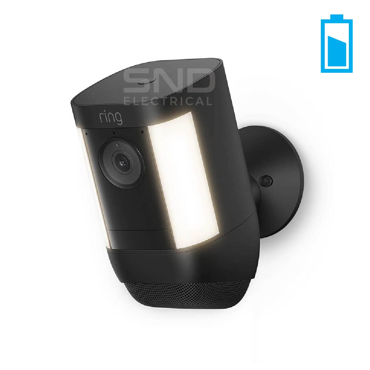 Ring Spotlight Cam Pro Battery Black