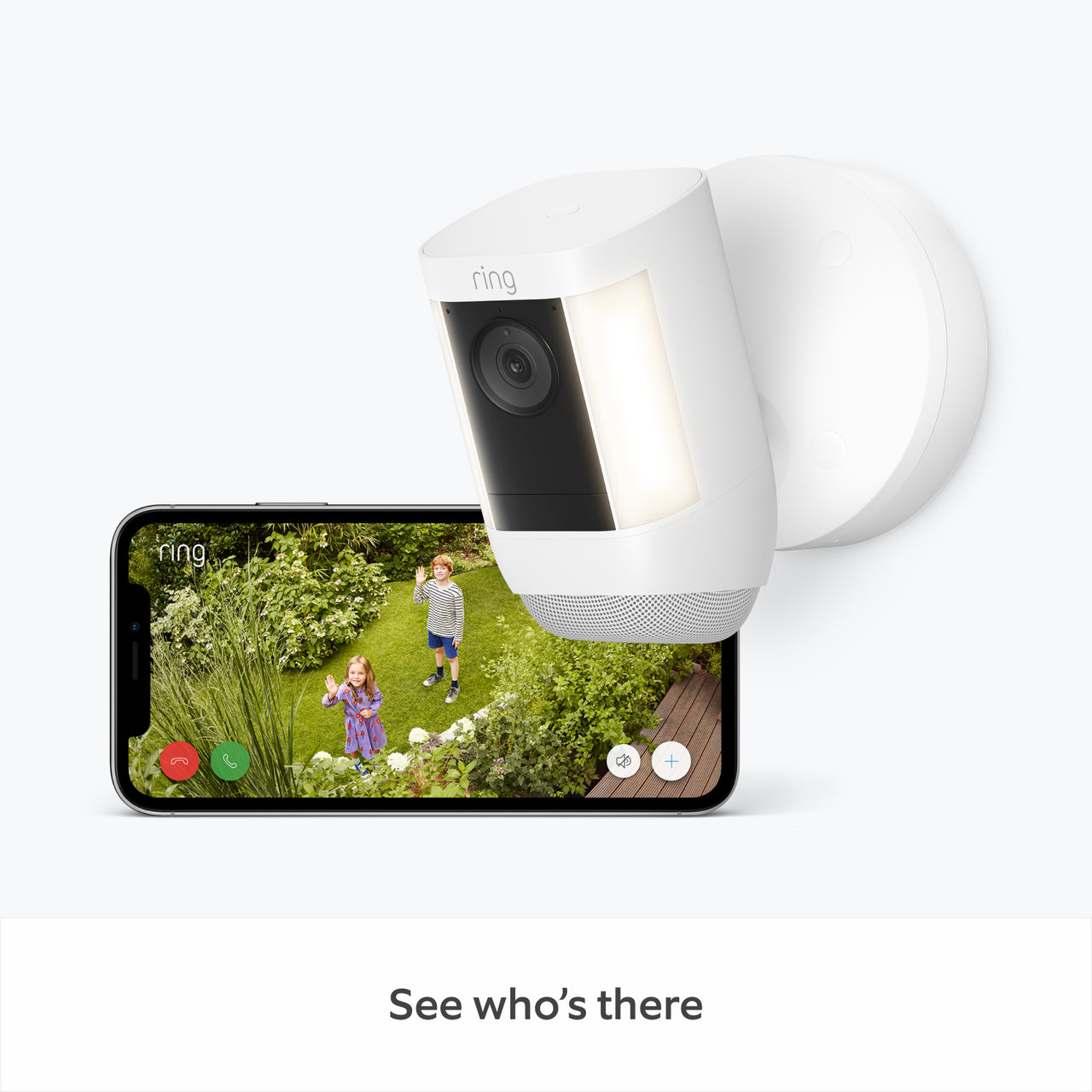 Ring Spotlight Cam Pro Hardwired - White