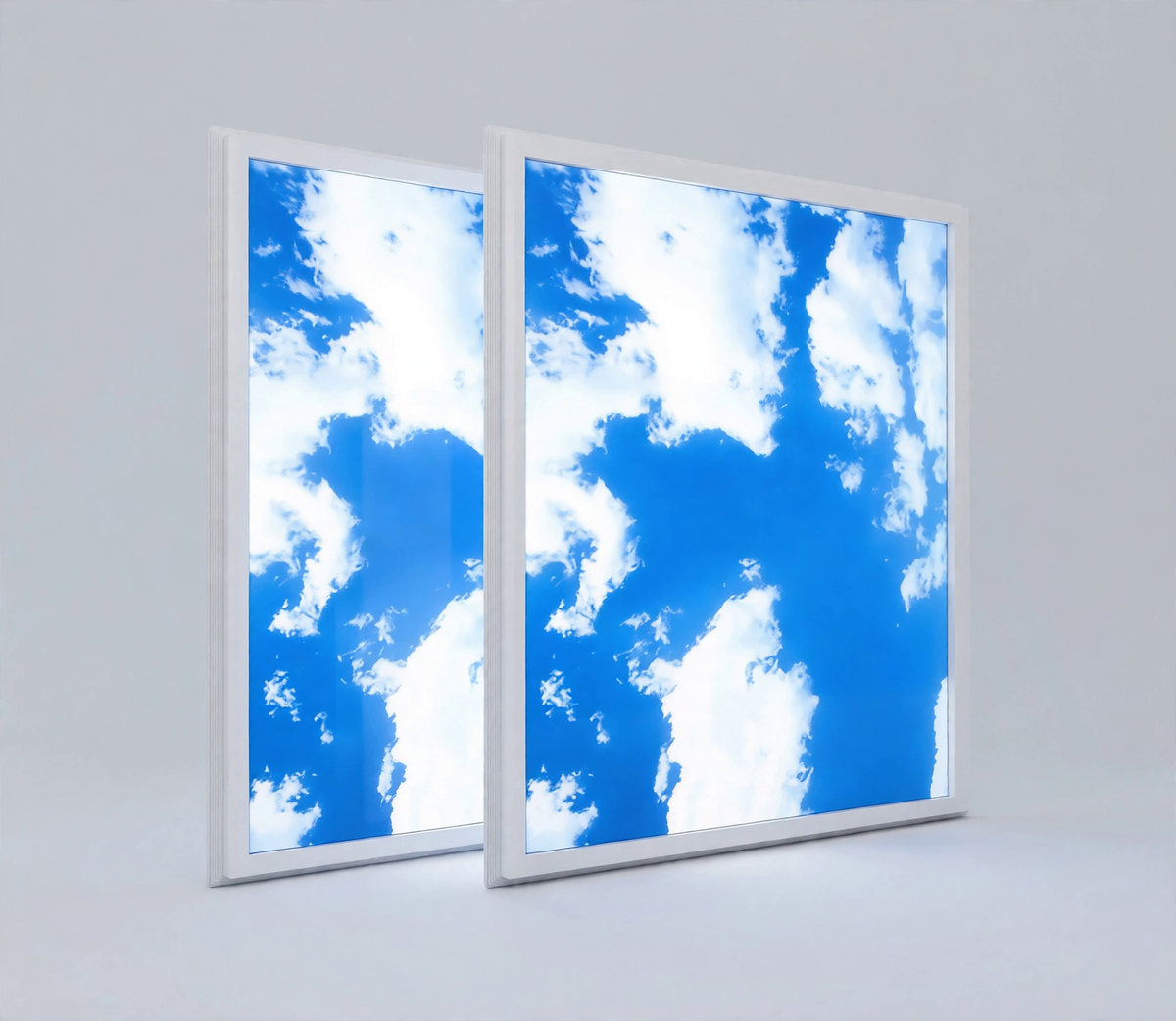 40W Sky LED Panel glowing - studio