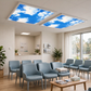 Sky panel in waiting room ceiling