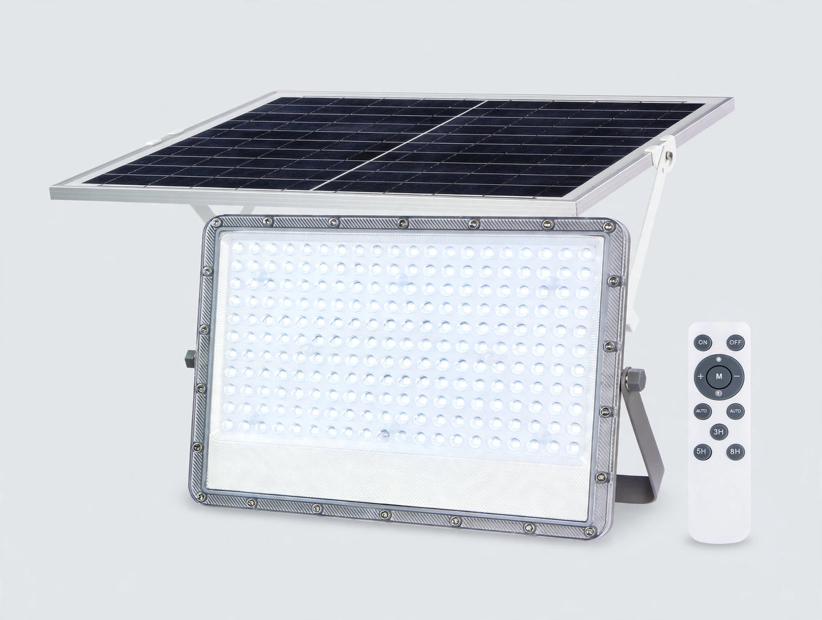 100W Solar LED Floodlight with PIR Motion Sensor